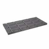 01041 - Baseplates aluminium with T-slot