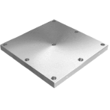 01127 - Interchangeable subplates, grey cast iron, with pre-machined clamping faces