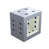 01247-05 - Consolas de fundición gris mini con perforaciones de retícula