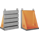 01250 - Angle plates with or without T-slots cast iron