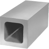 01740 - Profil creux carrés Fonte grise
