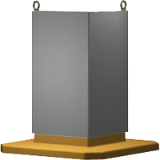 01852 - Tombstones cube grey cast iron