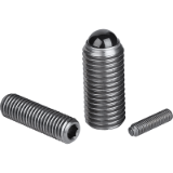 03033 - Spring plungers with hexagon socket and ceramic ball stainless steel
