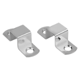 03102-06 - Lamiere di copertura in acciaio o ottone, per barre di bloccagio con molla di ritorno