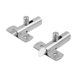 03102-15 - Barrel lock with return spring stainless steel bevel up or down