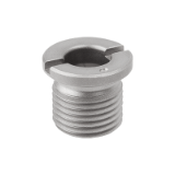 03161-11 - Casquillos receptores de acero inoxidable para cilindro de posicionamiento, neumático