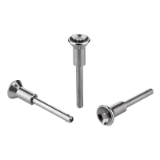 03418 - Ball lock pins with mushroom grip stainless stee