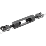 04211-06 - Turnbuckles, steel, for chain clamp sets