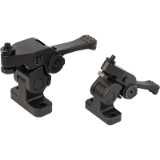 04610 - Swivel hold-down clamps mini, with cam lever