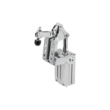 05332 - Pneumatic clamps vertical with vertical cylinder bracket