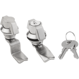 05589 - Quarter-turn lock stainless steel with wing grip