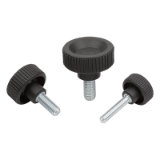 06091-01 - Knurled screws plastic