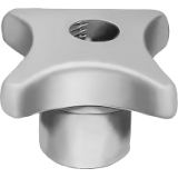 06190 - 快拆式十字旋钮，灰口铸铁材质
