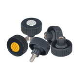 06267 - Knurled knobs metal parts stainless steel