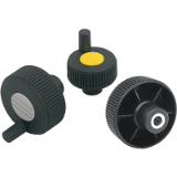 06268 - Knurled knobs with grip