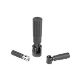 06326-01 inch - Impugnature cilindriche in plastica pieghevoli