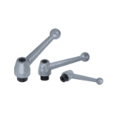 06440 - Clamping levers internal thread, steel