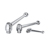 06440 - Clamping levers internal thread, stainless steel