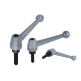 06441 - Clamping levers external thread