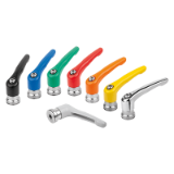 06451-10 - Clamping levers, zinc with female thread and clamping force intensifier