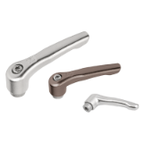 06454 - Clamping levers with internal thread, stainless steel