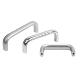 06920-05 - Pull handles stainless steel, oval