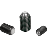 07110 - Ball-end thrust screws without head with full ball