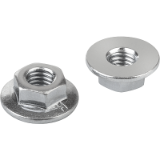 07218 - Hexagon nuts with flange