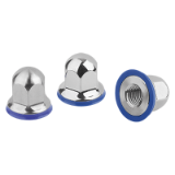07280-11 - Hex nuts, stainless steel with seal washer in Hygienic DESIGN