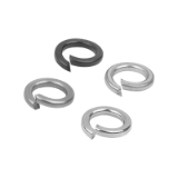 07304-01 - Rondelle elastiche ondulate DIN 7980 acciaio o acciaio inox