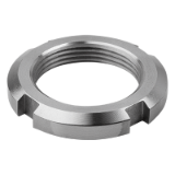 07590-05 - Slotted round nuts, steel, DIN 70852