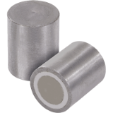 09060 - 罐形磁铁，材质为 AlNiCo，具有配合公差