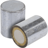 09061 - 罐形磁铁，材质为 AlNiCo，无配合公差