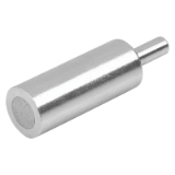 09063 - 罐形磁铁，材质为 AlNiCo，带轴销