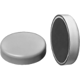 09064 - Magnets shallow pot hard ferrite