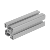 10045 - Profili in alluminio 40x40 leggero Tipo I