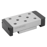 21068 - Precision slides roller mounted with end plates and location holes