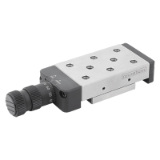 21070 - Precision slides roller mounted with micrometer spindle and location holes
