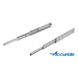 21334-35 - Telescopic slides, steel for side mounting, over-extension, load capacity up to 55 kg