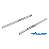 21334-85 - Telescopic slides, stainless steel for side mounting, full extension, load capacity up to 80 kg