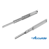 21335-20 - Telescopic slides, steel for side mounting, over-extension, load capacity up to 160 kg