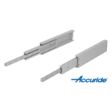 21335-35 - Telescopic slides, aluminium for side mounting, full extension, load capacity up to 300 kg