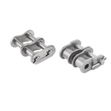 22213 - Connecting links duplex, stainless steel DIN ISO 606