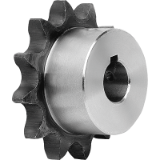 22250 - Sprockets single 1“ x 17.02 mm DIN ISO 606, ready to install