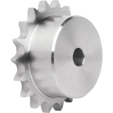 22255 - Sprockets single 1/2“ x 5/16“ stainless steel DIN ISO 606