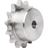 22255 - Sprockets single 5/8“ x 3/8“ stainless steel DIN ISO 606