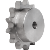22255 - Sprockets single 1“ x 17.02 mm stainless steel DIN ISO 606