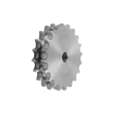 22265 - Kettenradscheiben zweifach 1" x 17,02 mm DIN ISO 606