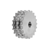 22266 - Kettenradscheiben dreifach 1" x 17,02 mm DIN ISO 606