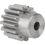 22400 - Spur gears stainless steel, module 3 toothing milled, straight teeth, engagement angle 20°